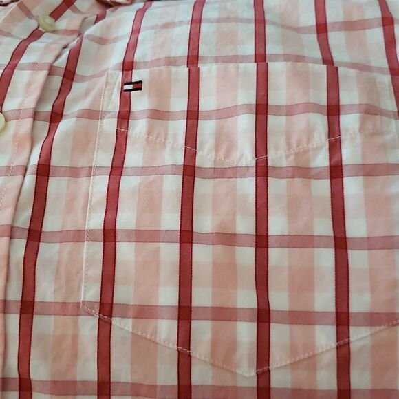 EUC Tommy Hilfiger Men's Button Down Dress Shirt  Sz S 14.5-15 - Picture 5 of 8